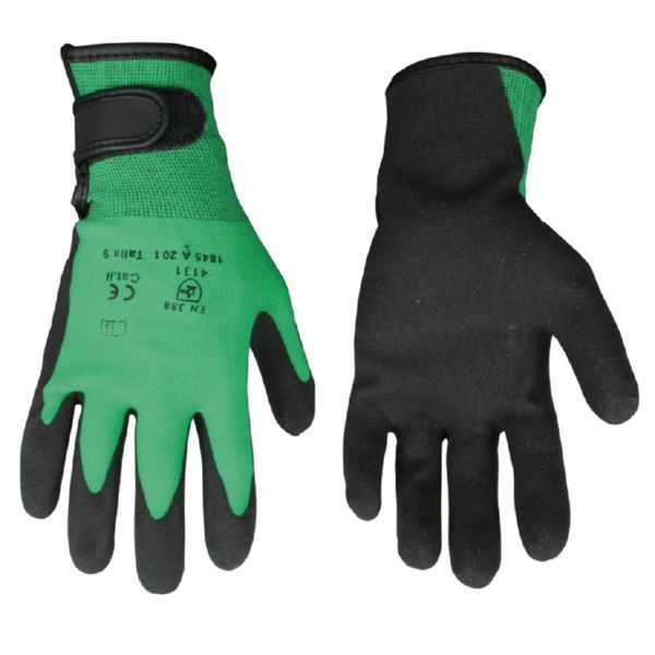 GUANTE NYLON CON RECUBRIMIENTO PVC T/10