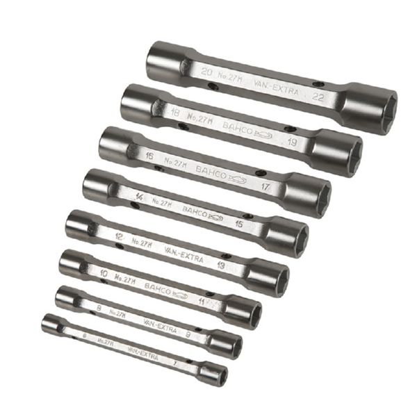 LLAVE TUBO RECTA JGO.8 PZAS.