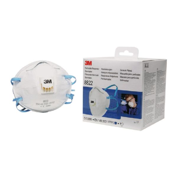 MASCARILLA AUT.C/VALV 8822SP FFP2  5 UND
